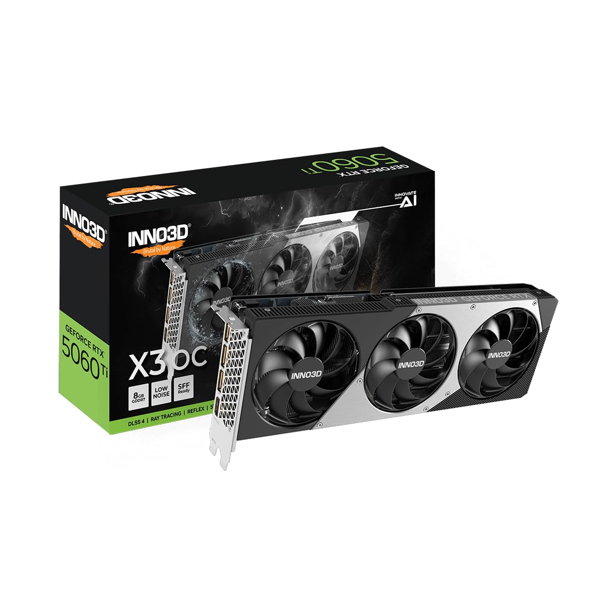 GPU INNO3D GEFORCE RTX 5060 TI 8GB 128BITS GDDR7 X3 OC N506T3